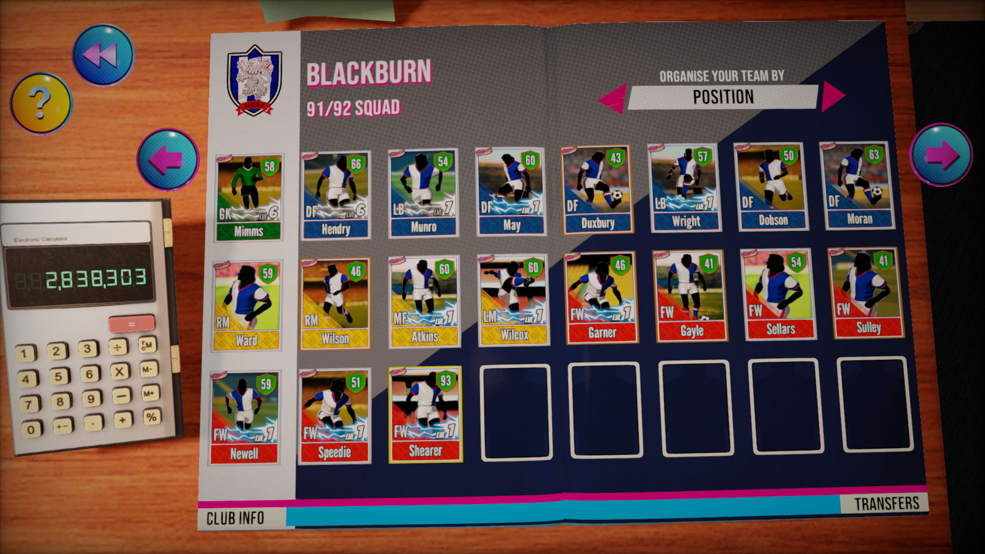 NUTMEG! A Nostalgic Deckbuilding Football Manager screenshot 6
