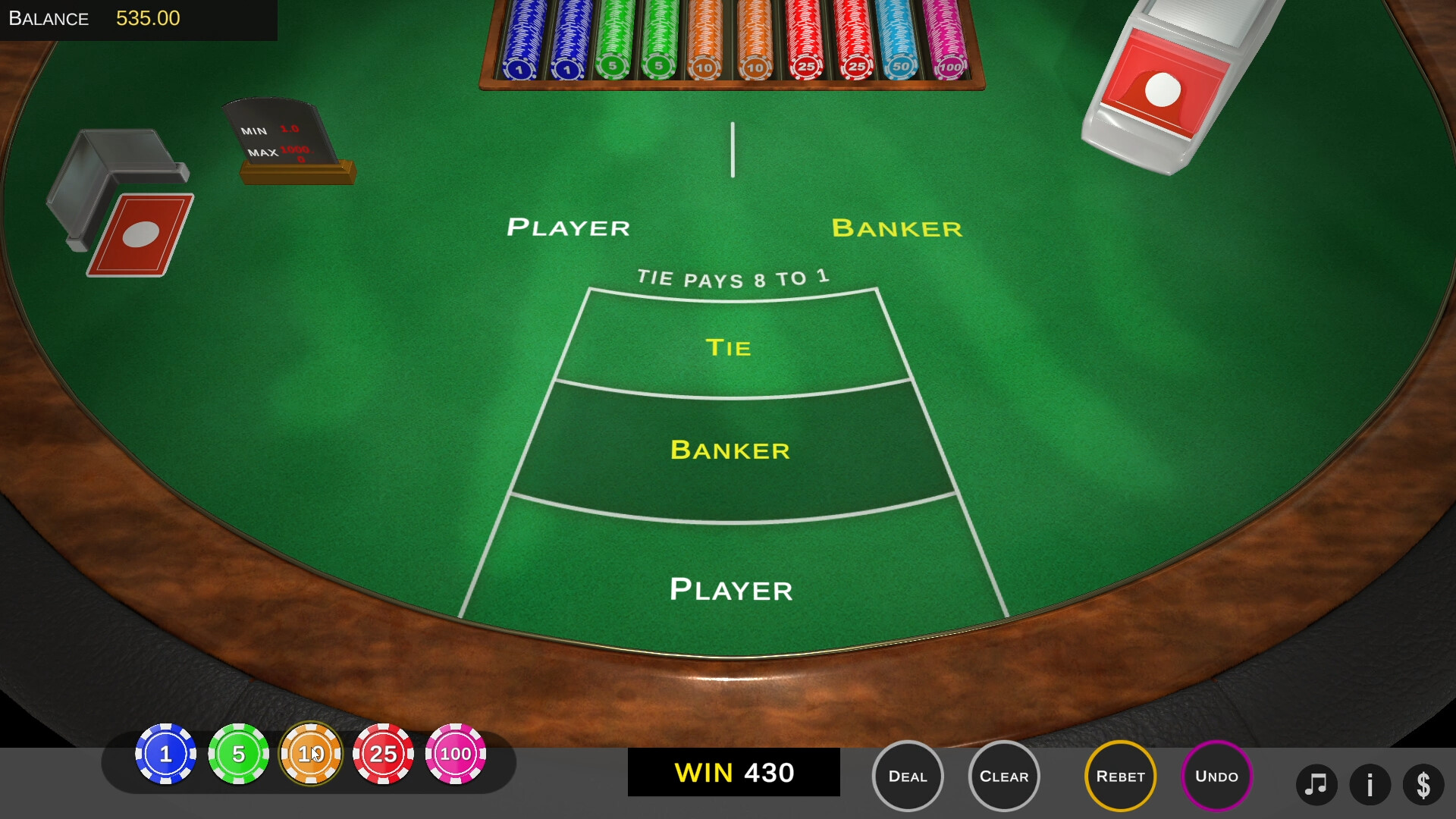 Baccarat screenshot 5