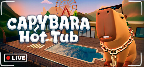 Capybara Hot Tub Cover Image