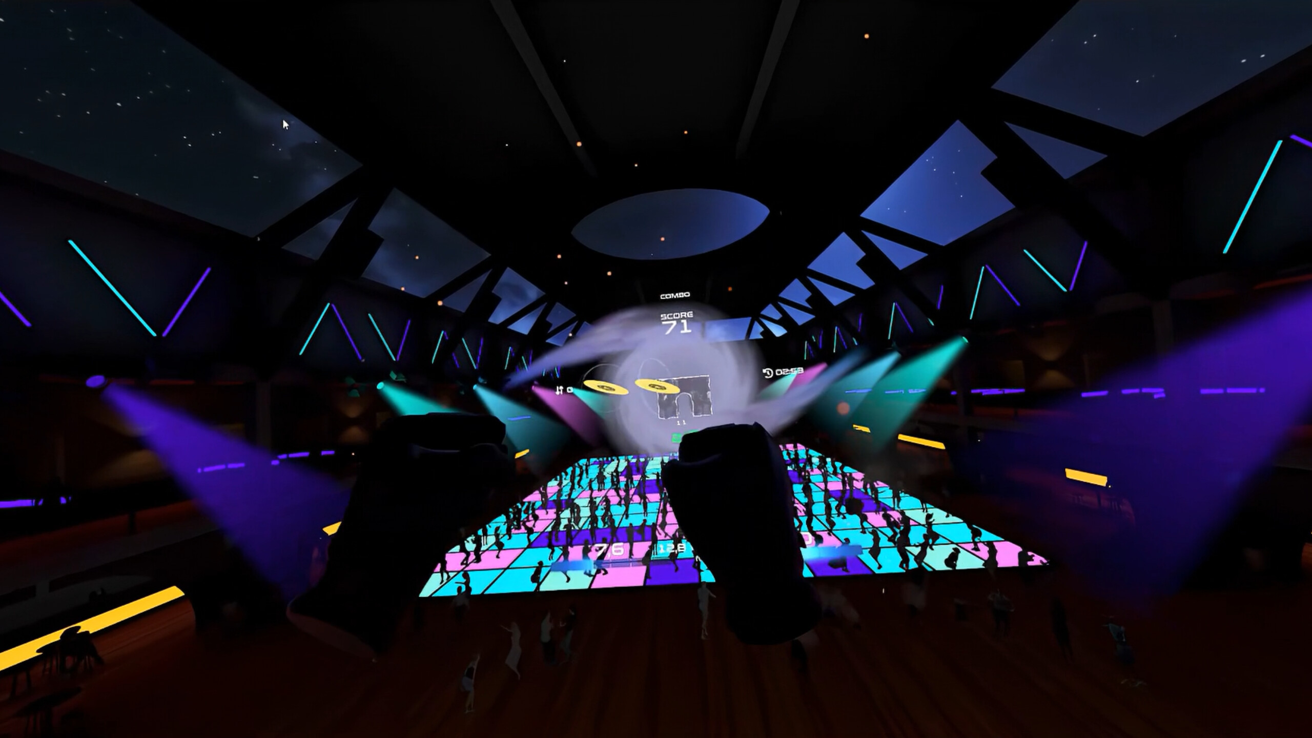 PowerBeatsVR - Disco Environment screenshot 5