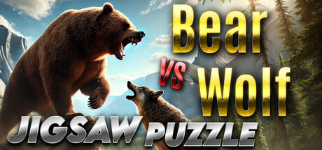 Bear vs. Wolf Jigsaw Puzzle — Steam header