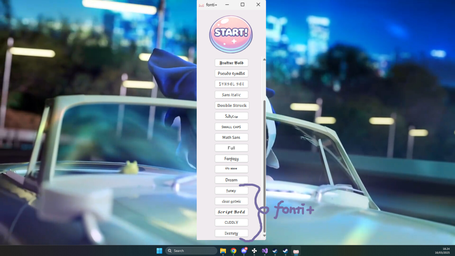 fonti+ screenshot 1