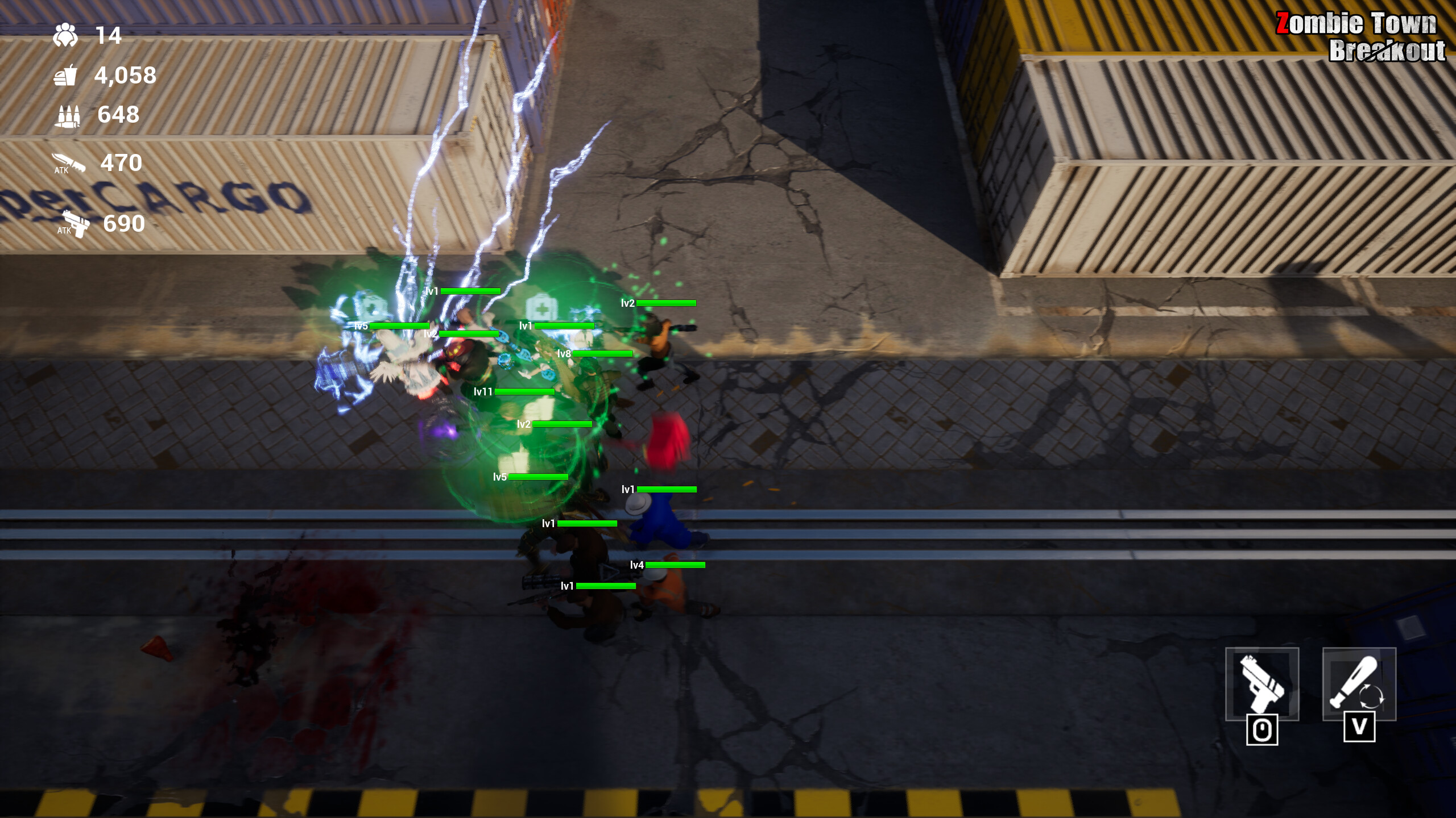 Zombie Town Breakout screenshot 6