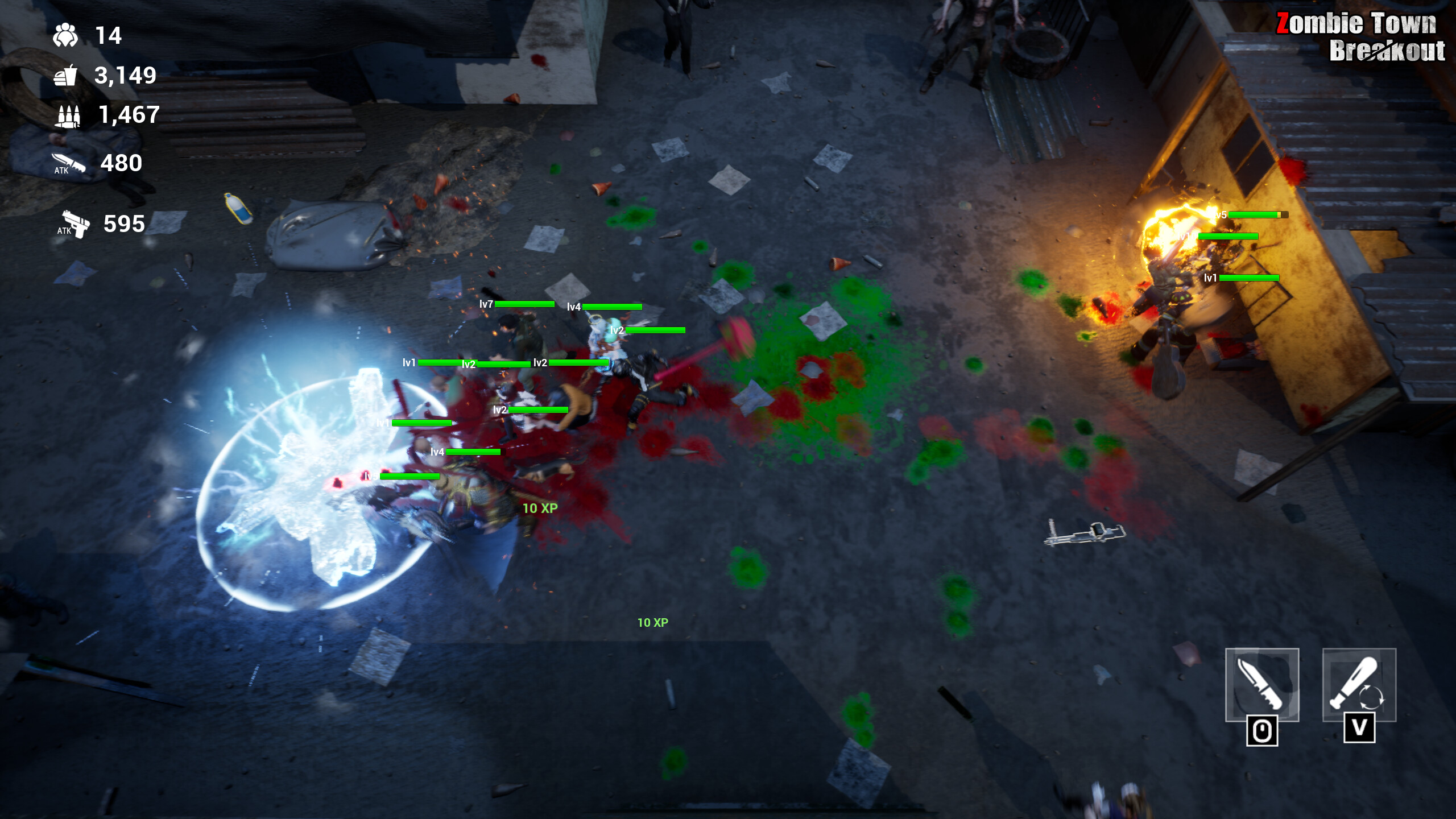 Zombie Town Breakout screenshot 7