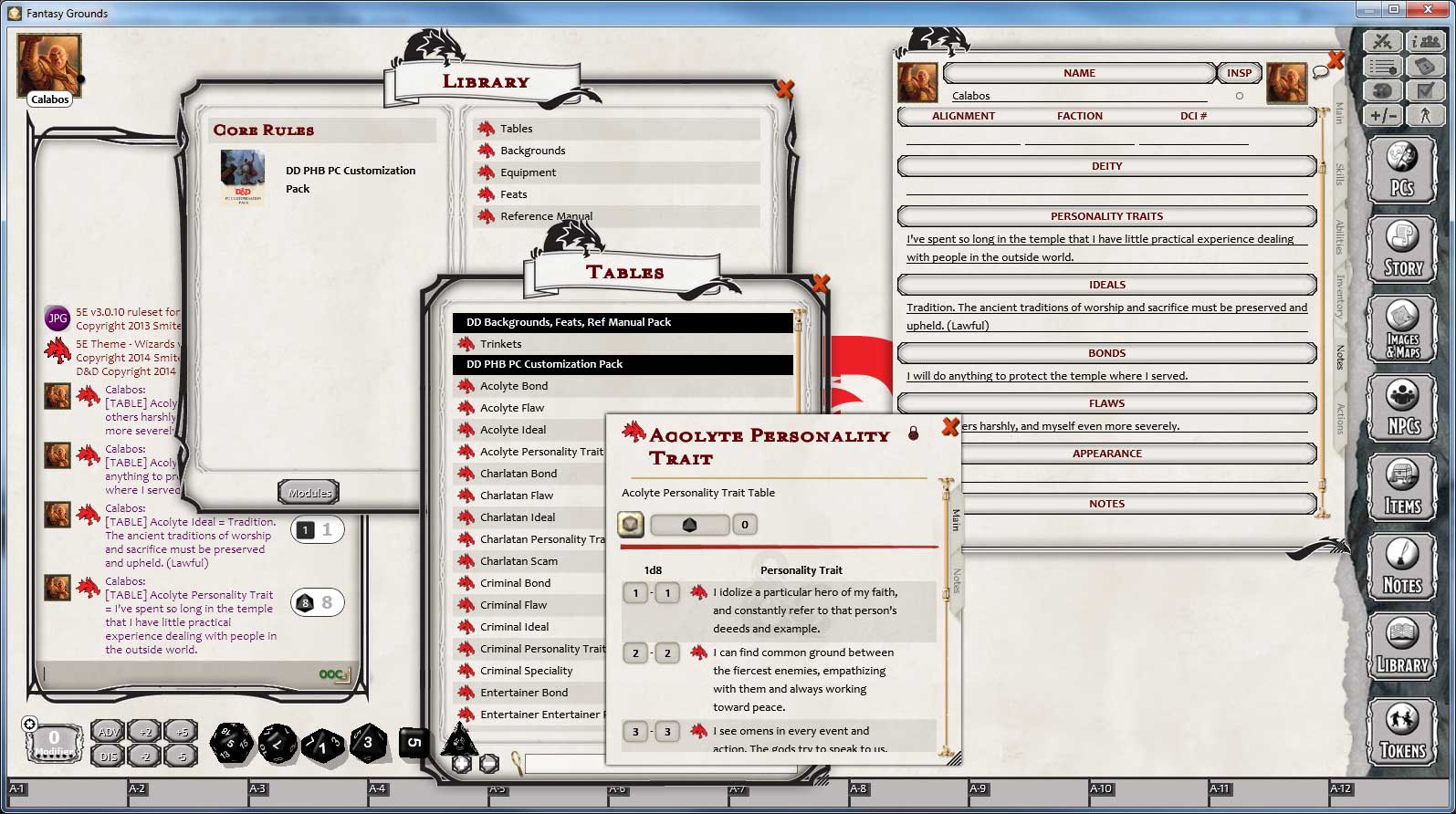 Fantasy Grounds - D&D Character Customization Pack screenshot 3