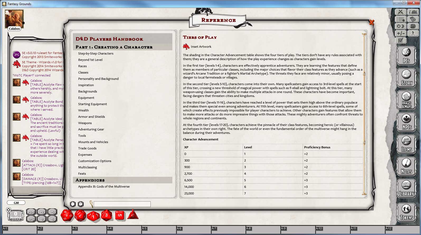 Fantasy Grounds - D&D Character Customization Pack screenshot 6
