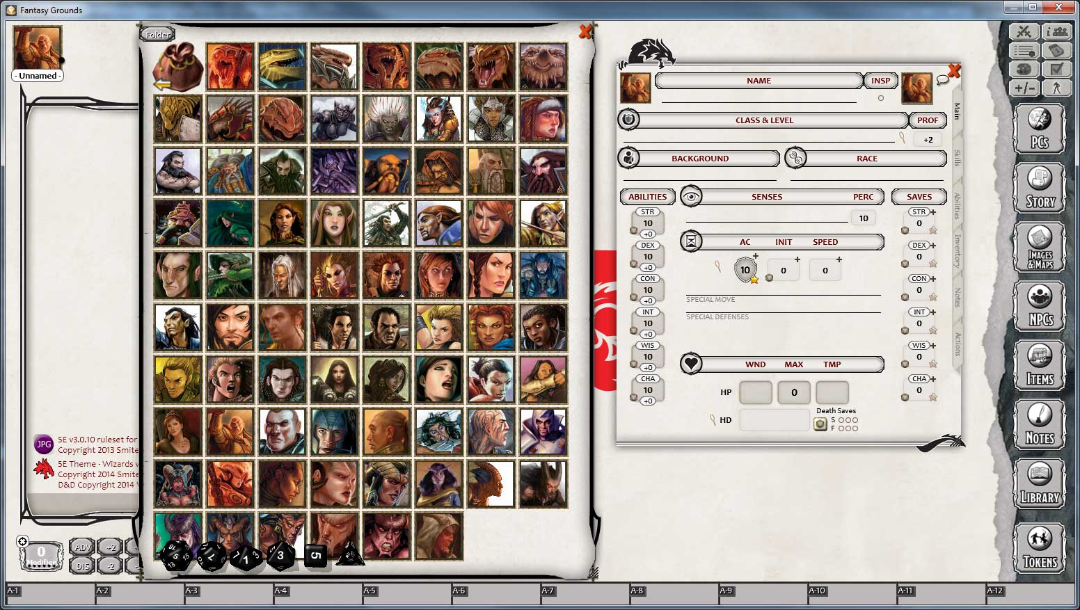 Fantasy Grounds - D&D Character Customization Pack screenshot 1