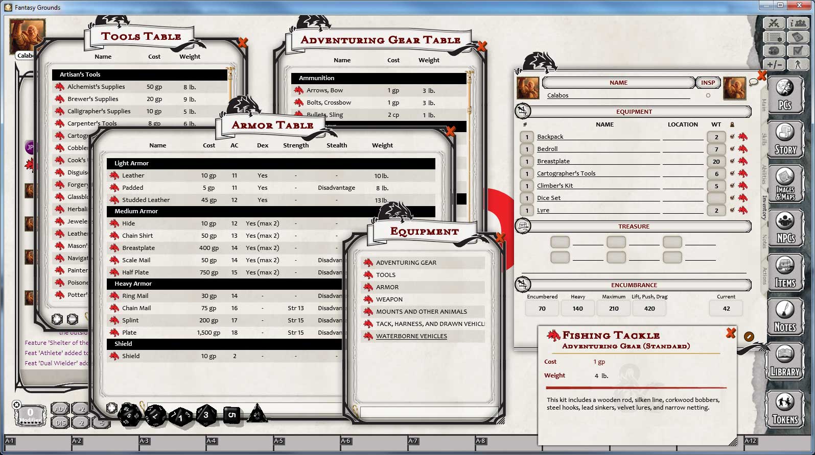 Fantasy Grounds - D&D Character Customization Pack screenshot 4