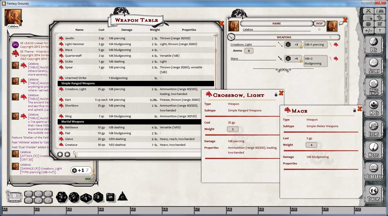 Fantasy Grounds - D&D Character Customization Pack screenshot 5