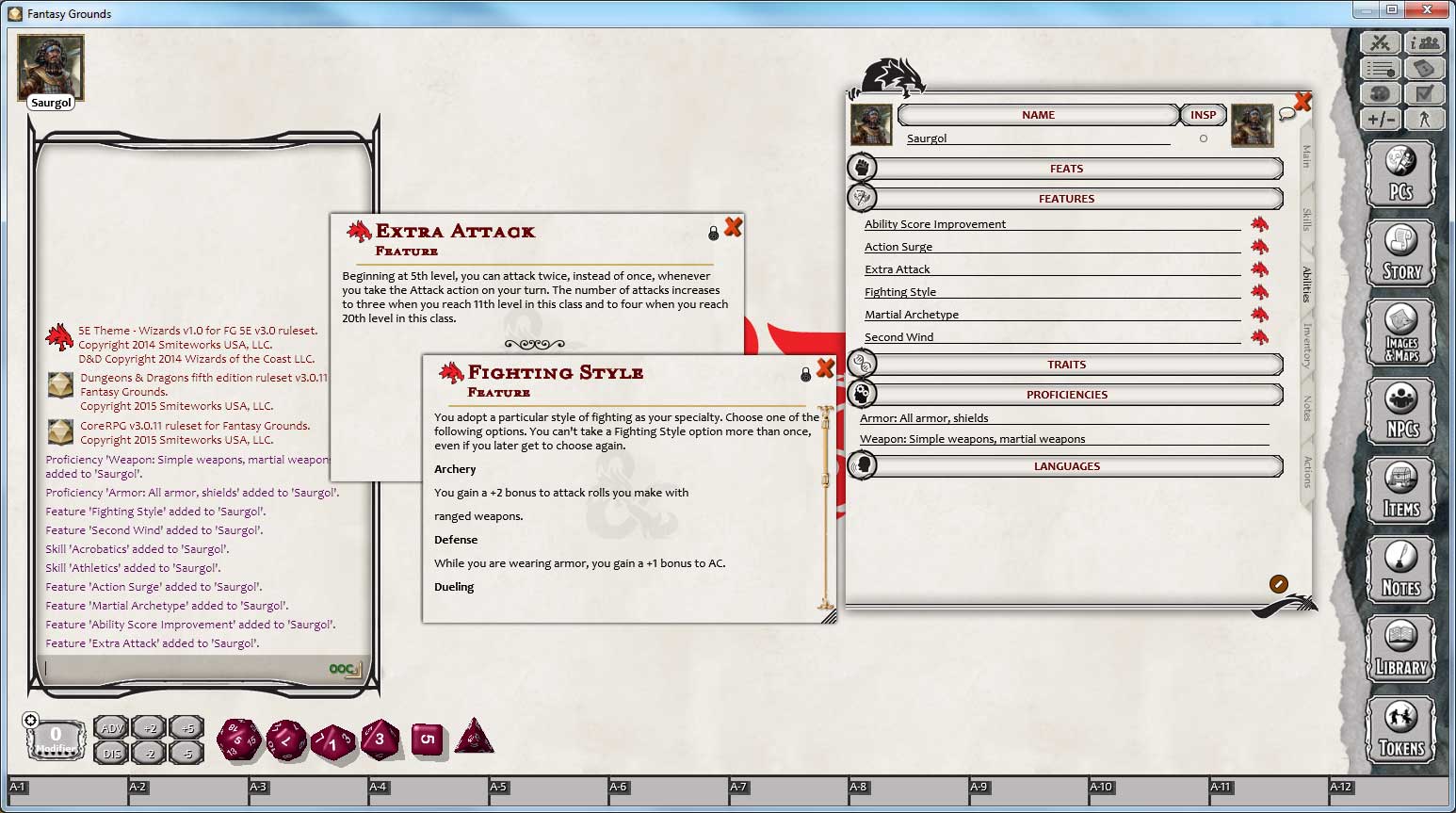 Fantasy Grounds - D&D Fighter Class Pack screenshot 4