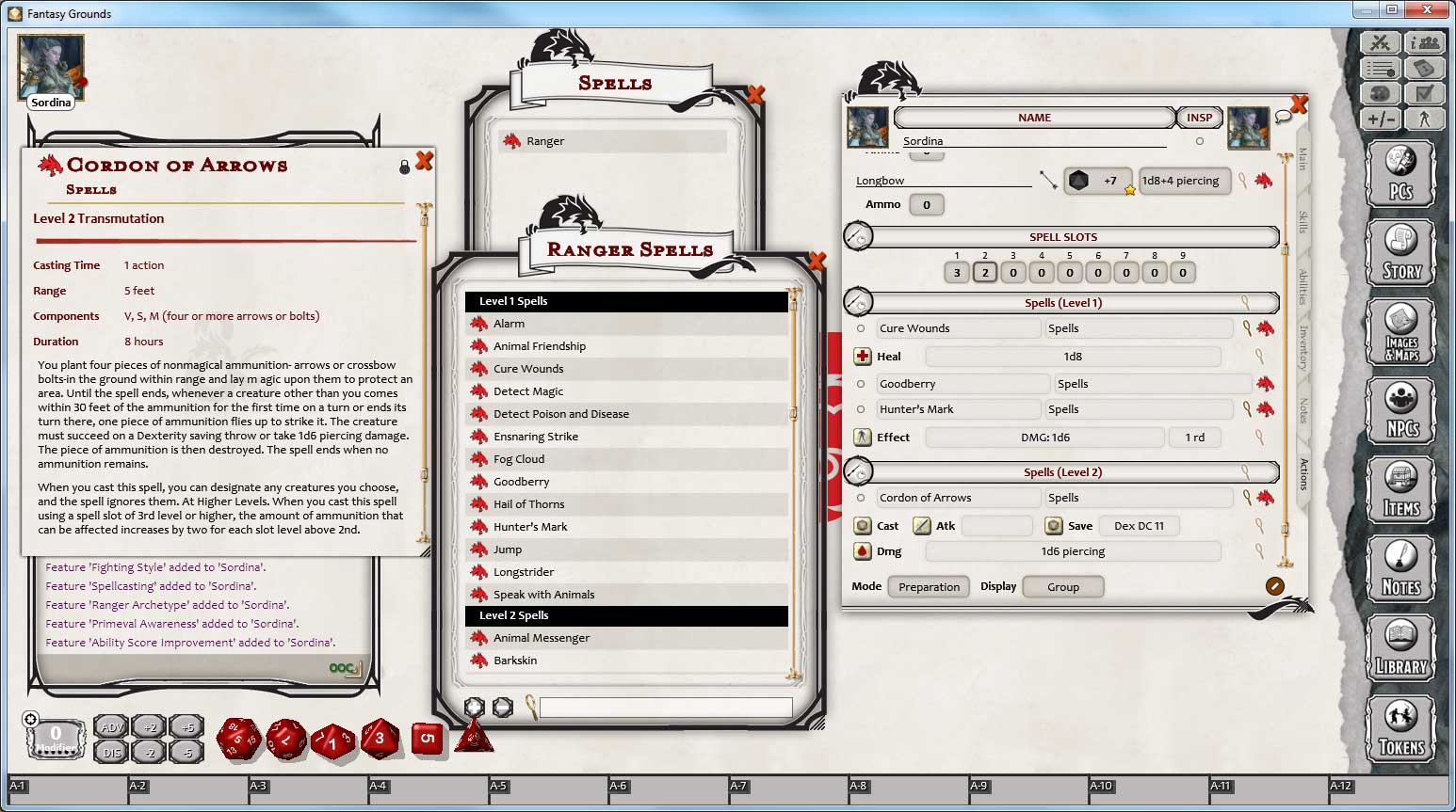 Fantasy Grounds - D&D Ranger Class Pack screenshot 4