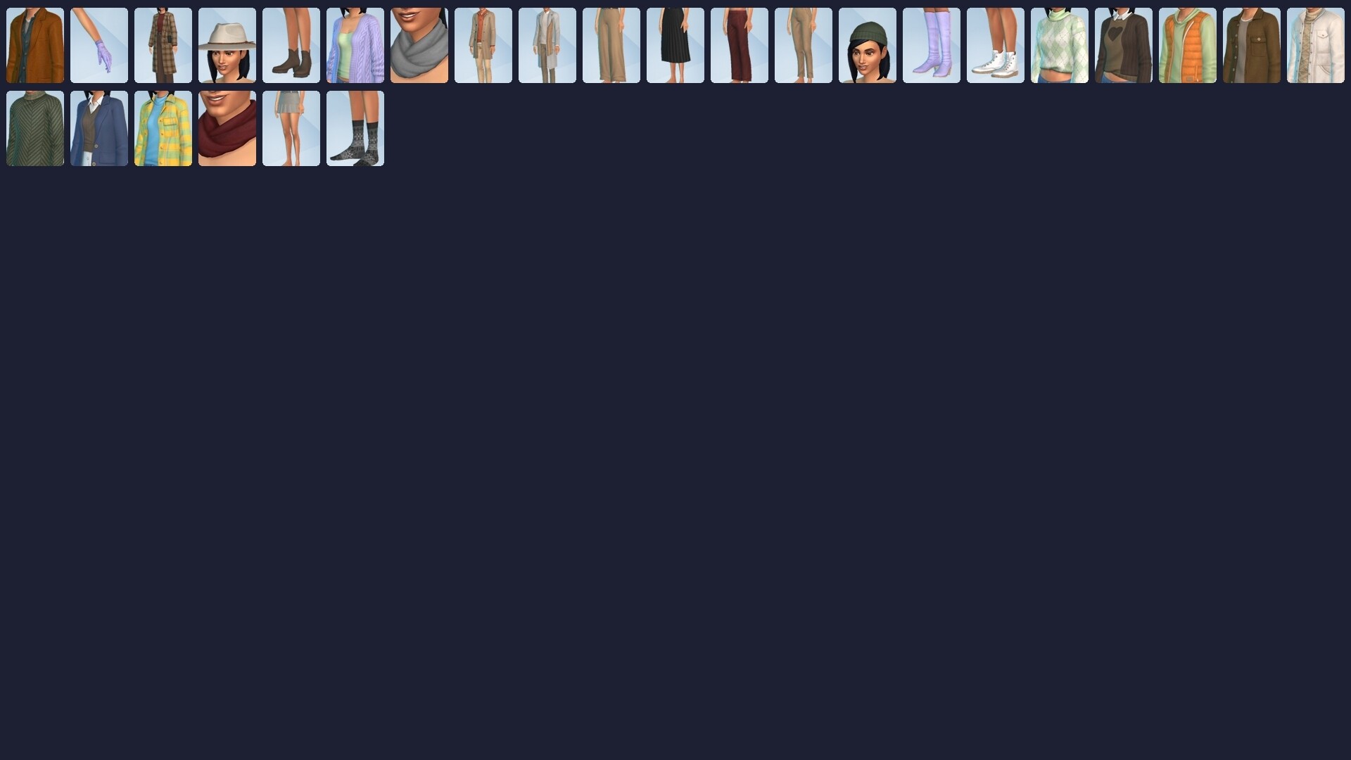 The Sims™ 4 Autumn Apparel Kit screenshot 3
