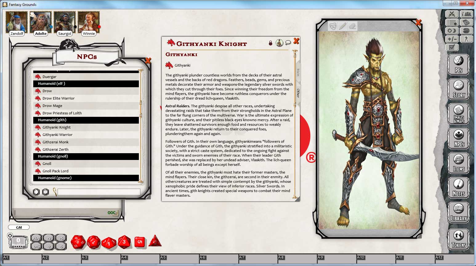Fantasy Grounds - D&D Monster Pack - Humanoids screenshot 4