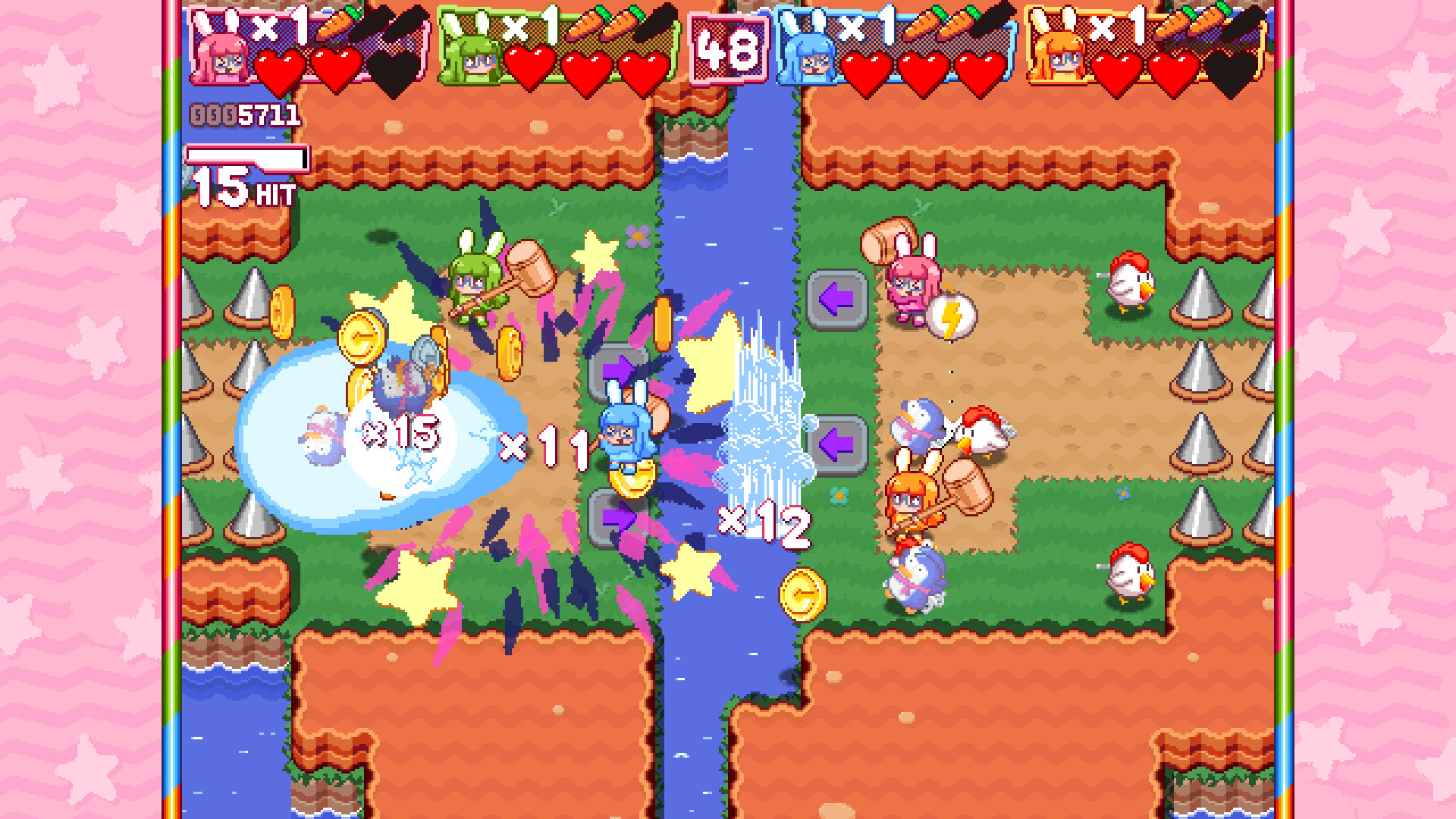 Hyper Bun Buster: Rocket Hammer Action screenshot 4