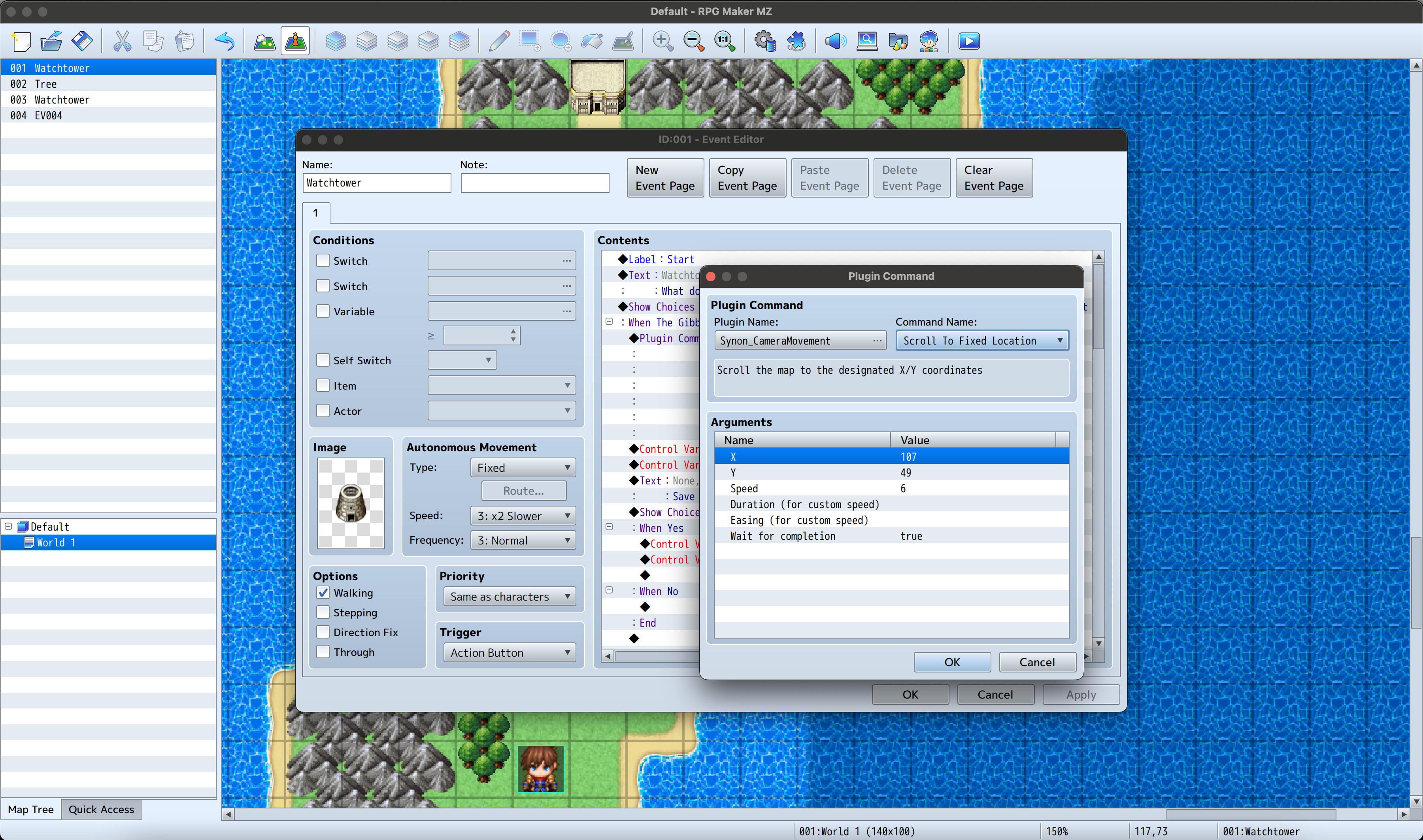 RPG Maker MZ - CAMERA MOVEMENT PLUGIN screenshot 3