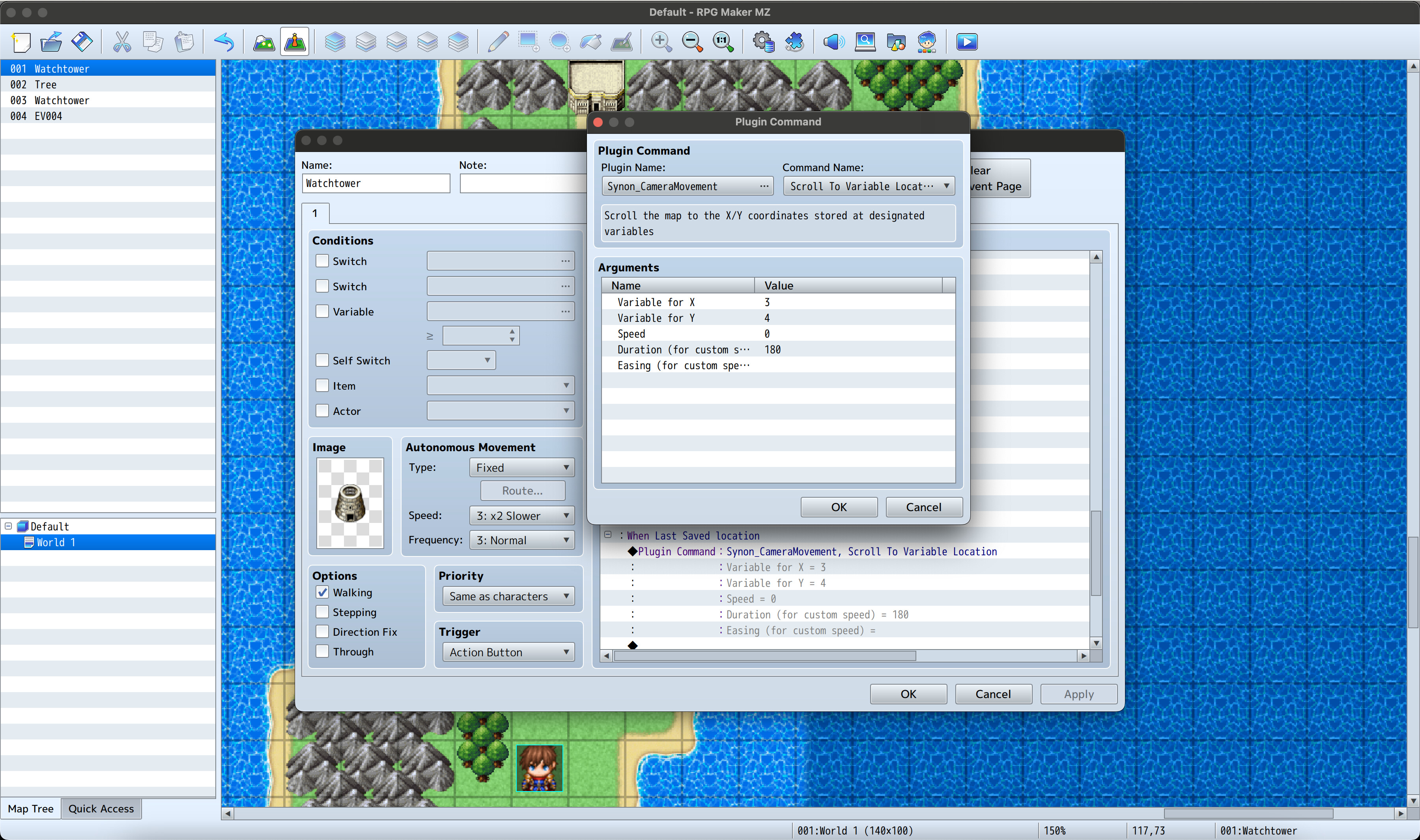RPG Maker MV - CAMERA MOVEMENT PLUGIN screenshot 3