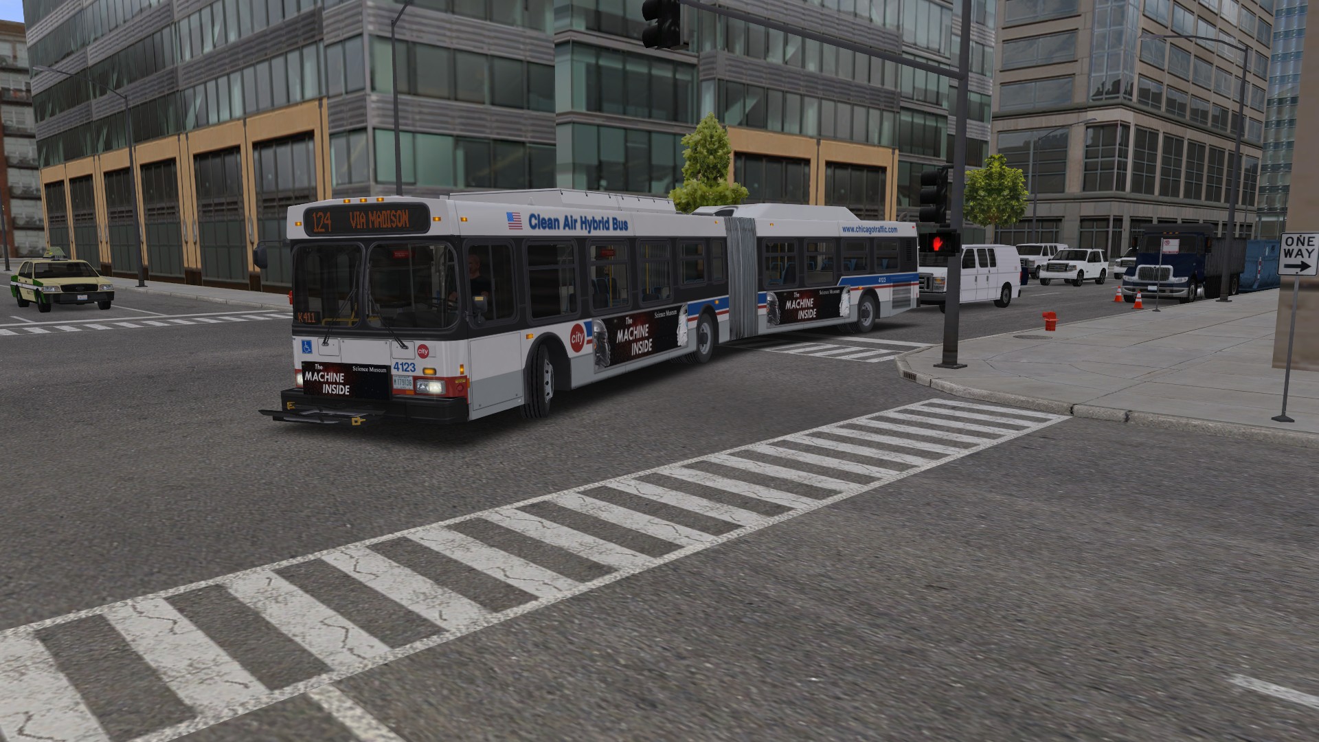 OMSI 2 Add-on Chicago Downtown screenshot 2