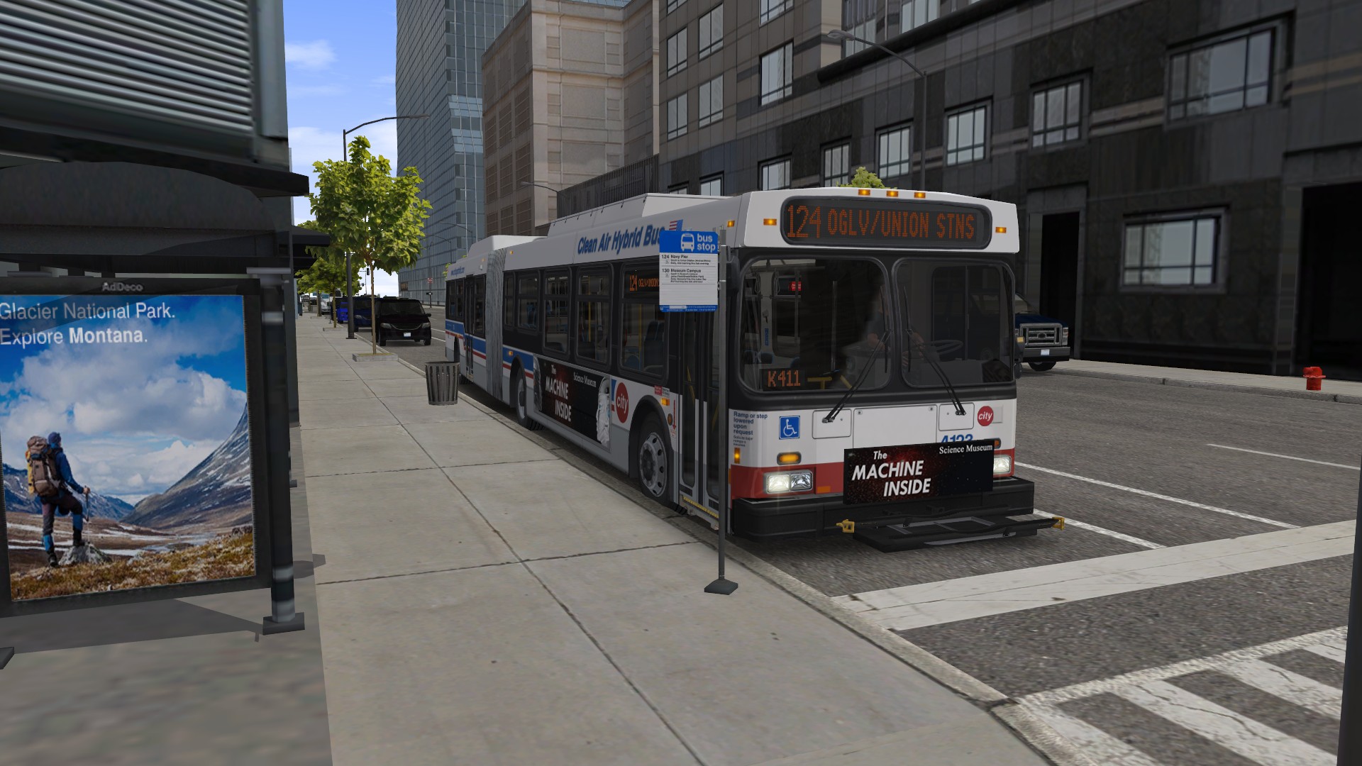 OMSI 2 Add-on Chicago Downtown screenshot 3