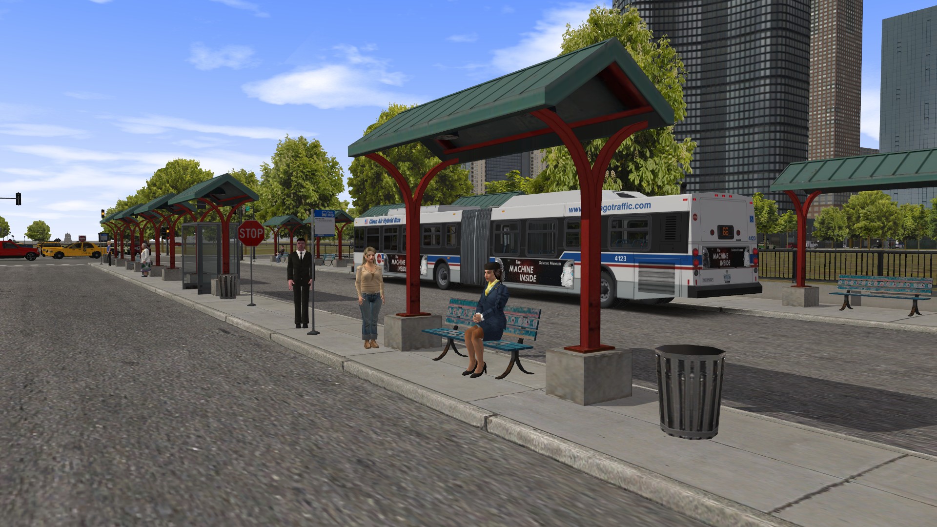 OMSI 2 Add-on Chicago Downtown screenshot 10