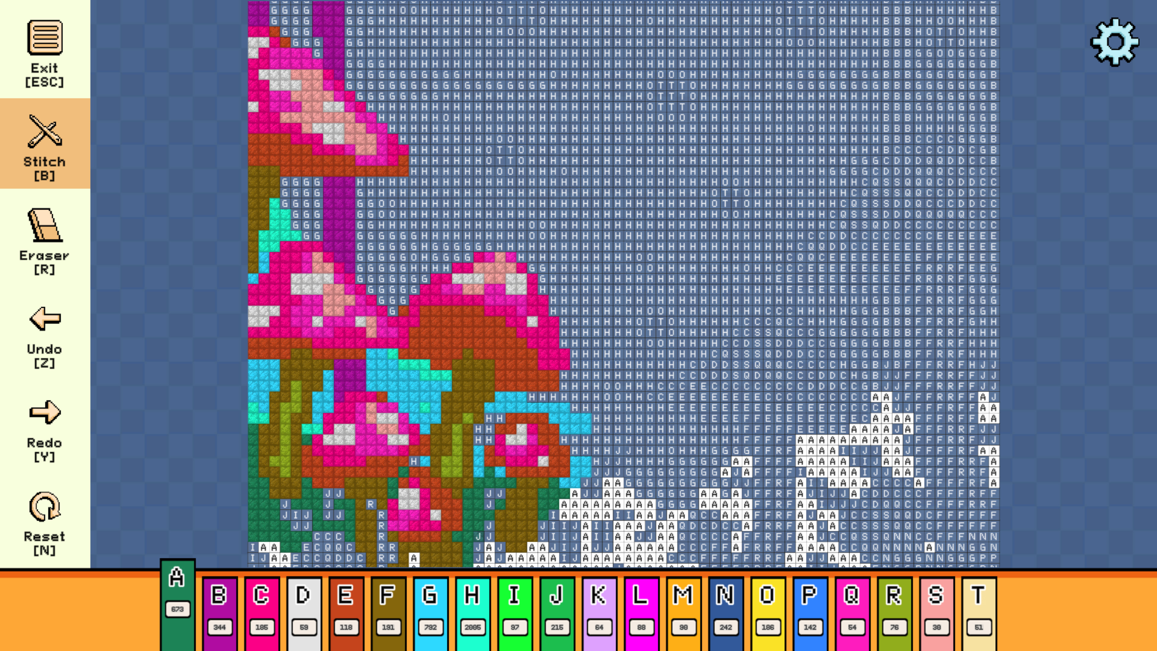 Pixel Cross Stitch - Enchanted Worlds Pack screenshot 2