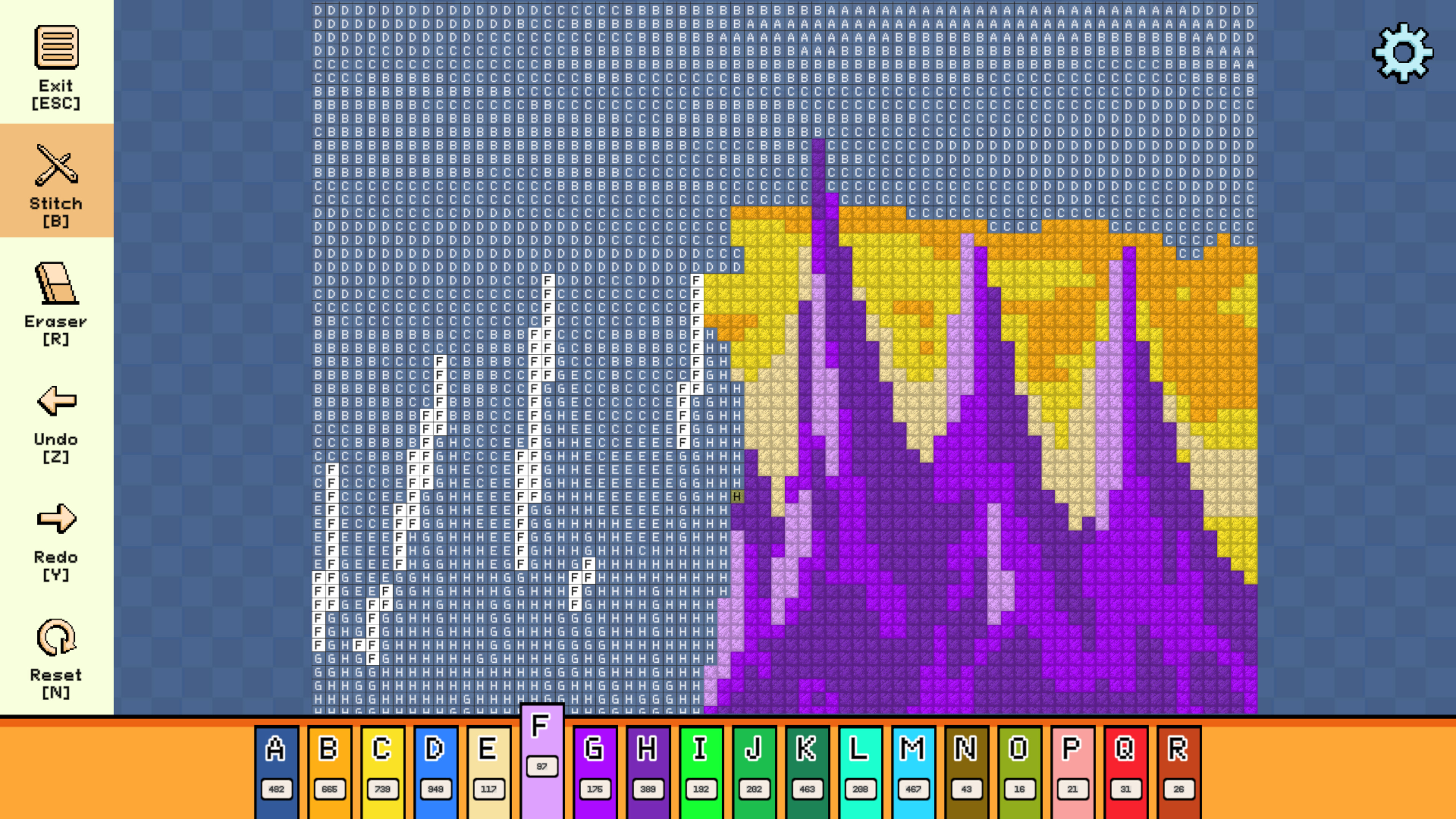 Pixel Cross Stitch - Enchanted Worlds Pack screenshot 4