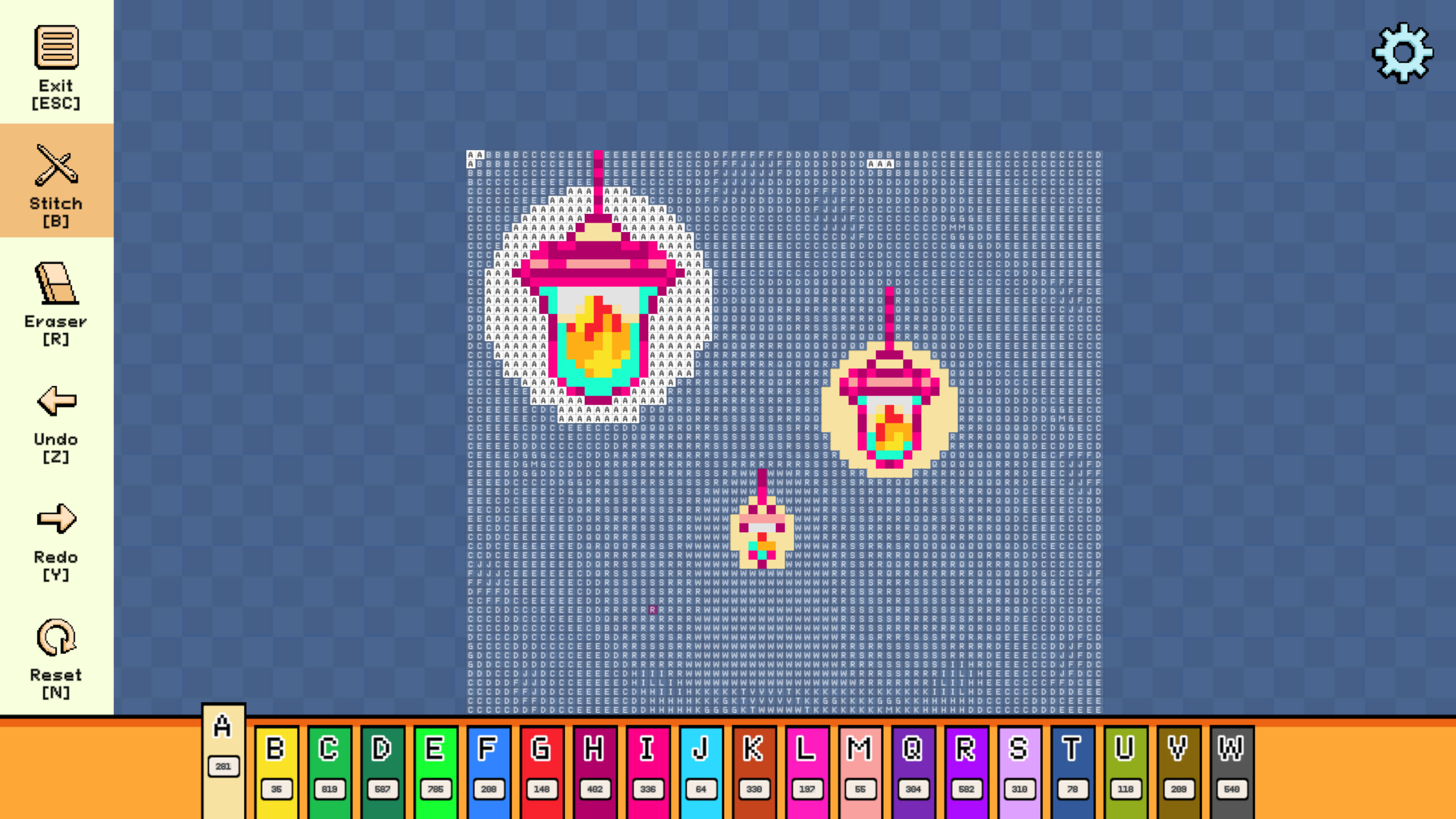 Pixel Cross Stitch - Enchanted Worlds Pack 2 screenshot 2