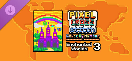 Pixel Cross Stitch - Enchanted Worlds Pack 3