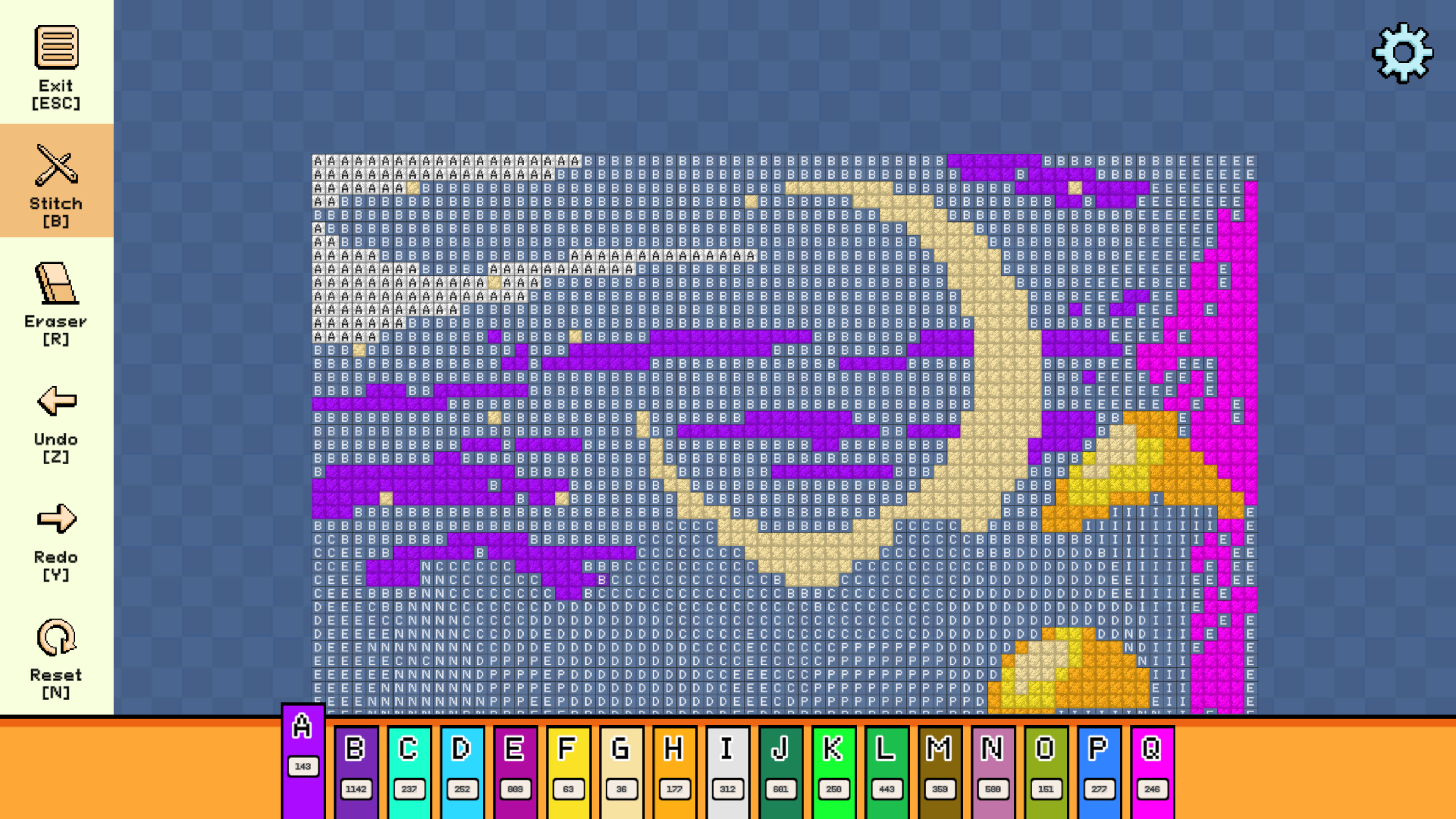 Pixel Cross Stitch - Enchanted Worlds Pack 3 screenshot 2
