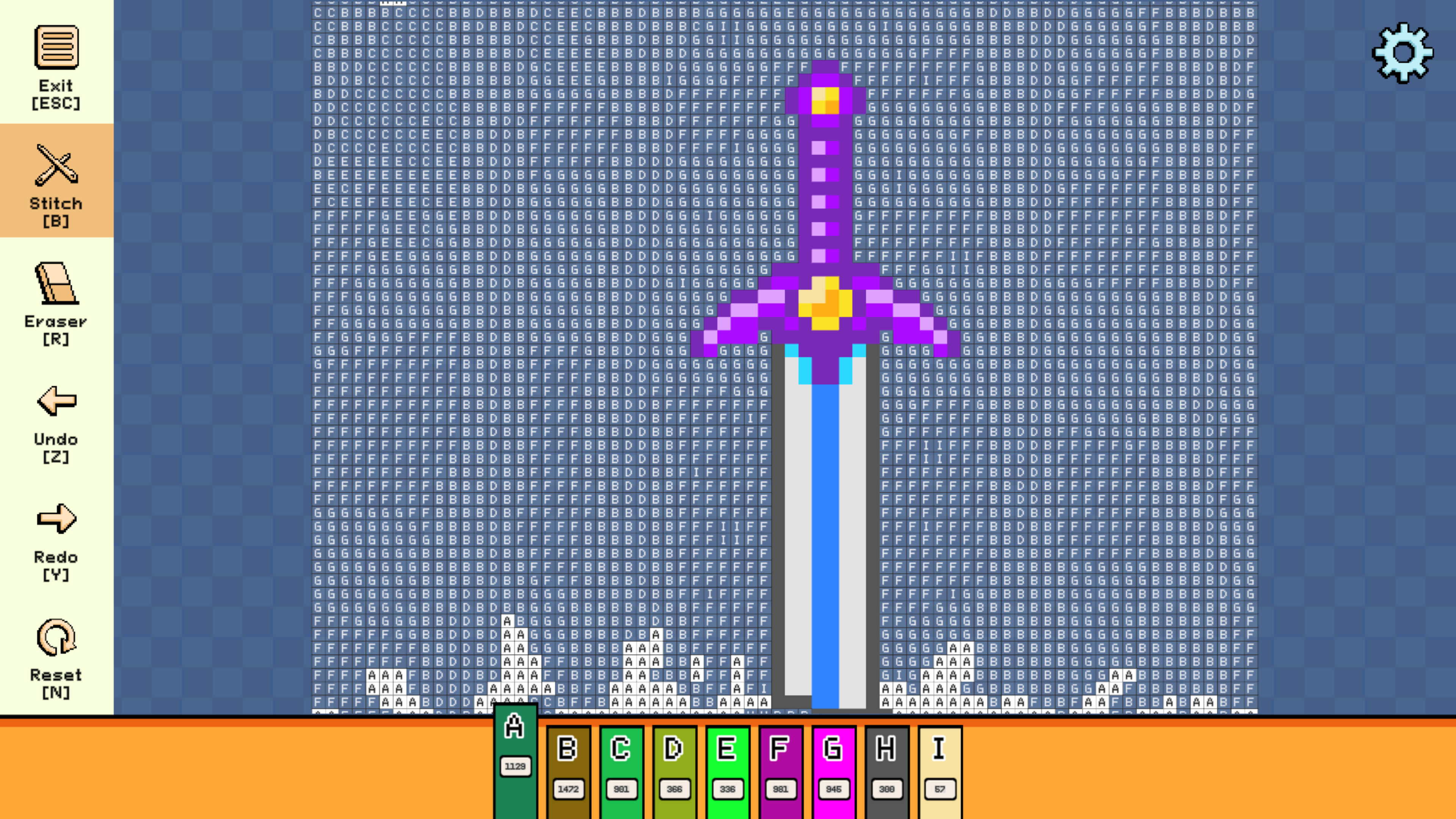 Pixel Cross Stitch - Enchanted Worlds Pack 3 screenshot 1