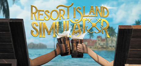 Resort Island Simulator — Steam header