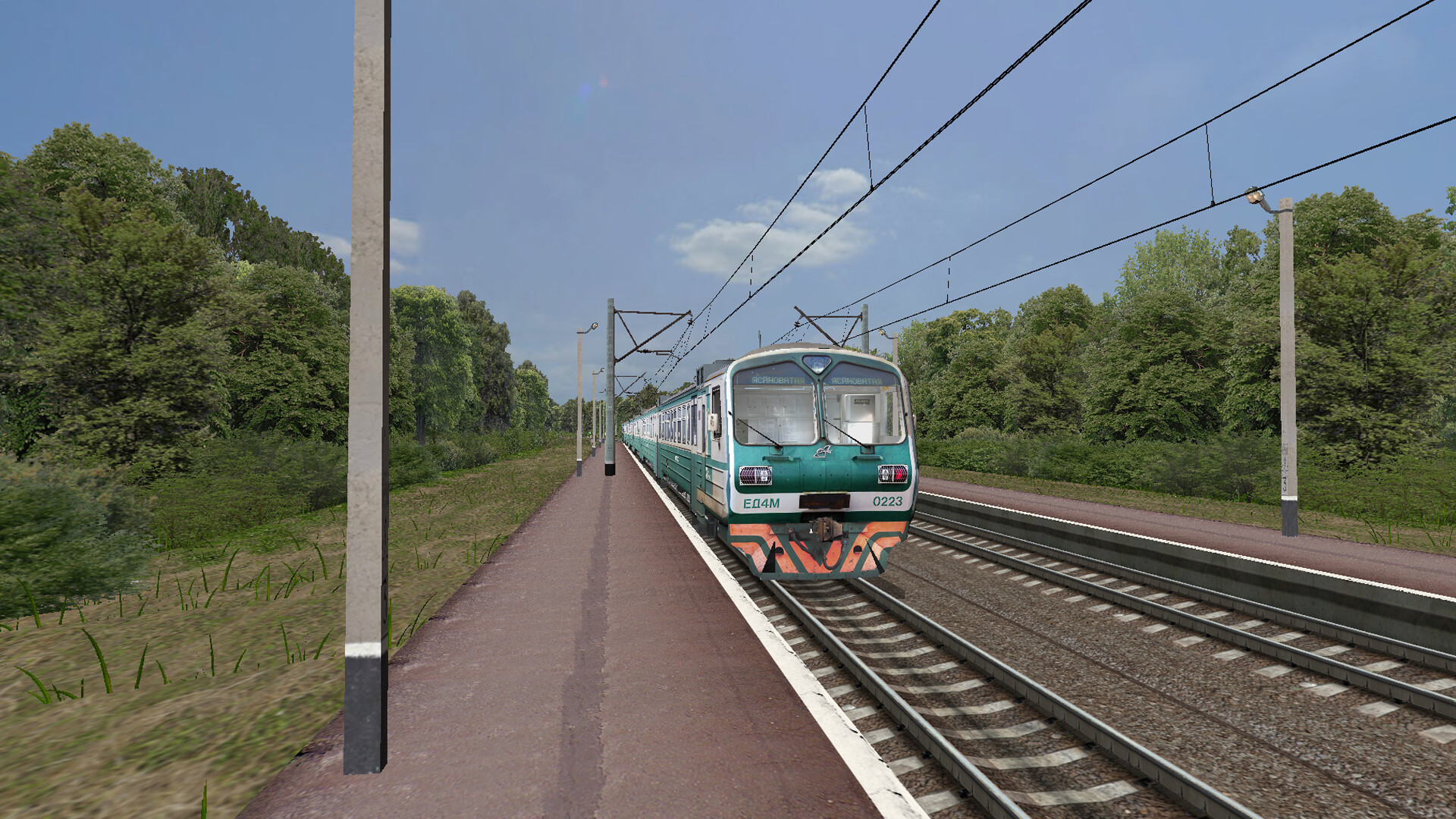 ZDSimulator - ED4m Electric Train screenshot 1