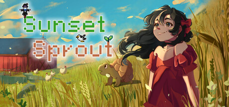Sunset Sprout — Steam header