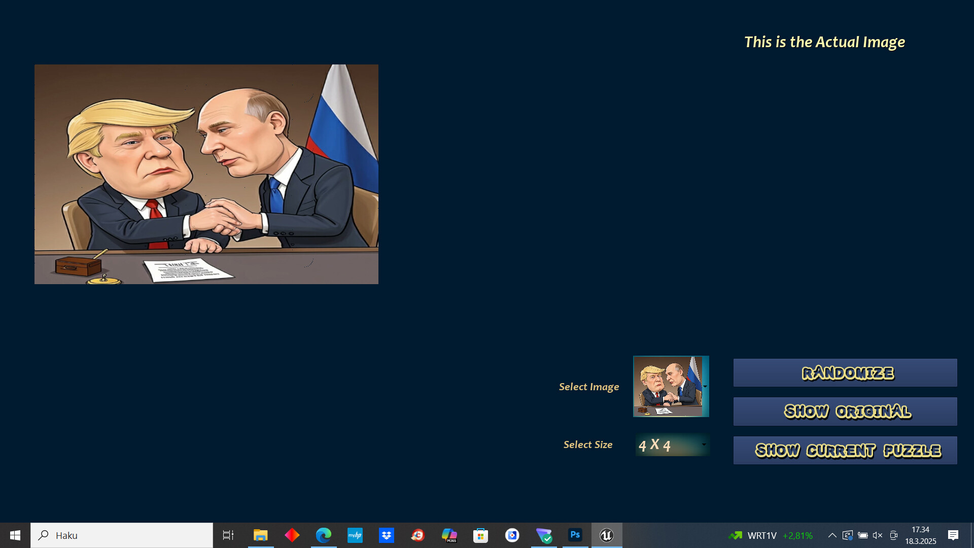 Trump Jigsaw screenshot 1