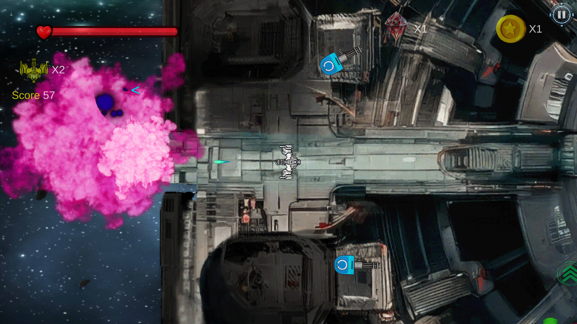 Astro Busters naves espaciales