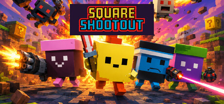 Square Shootout — Steam header