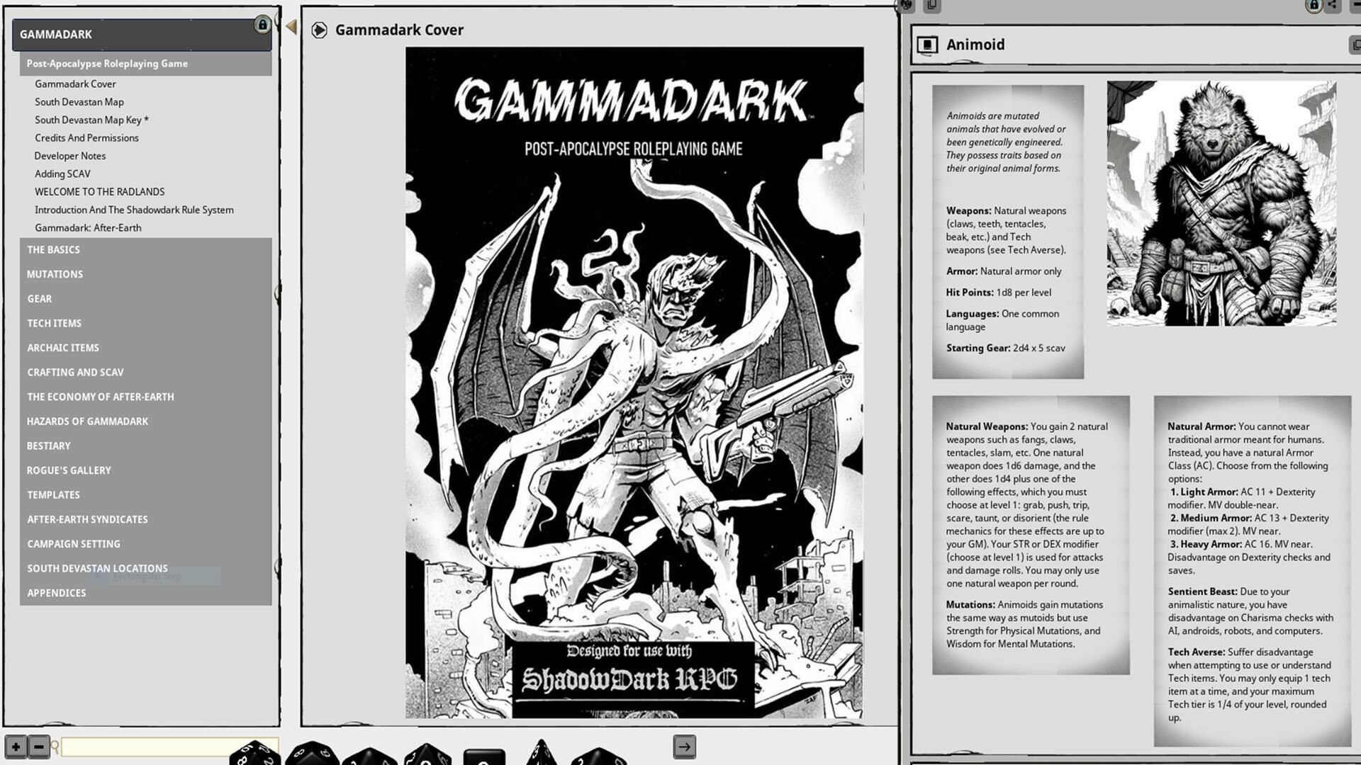 Fantasy Grounds - Gammadark screenshot 8