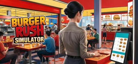 Burger Rush Simulator — Steam header