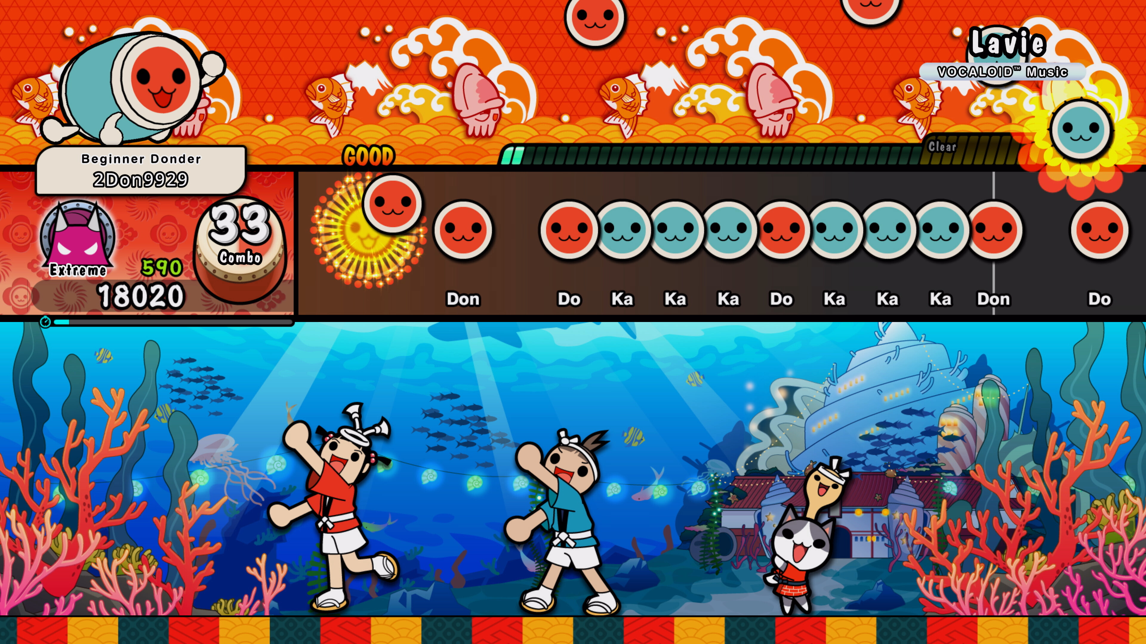 Taiko no Tatsujin: Rhythm Festival - KAGAMINE RIN, KAGAMINE LEN Pack screenshot 1