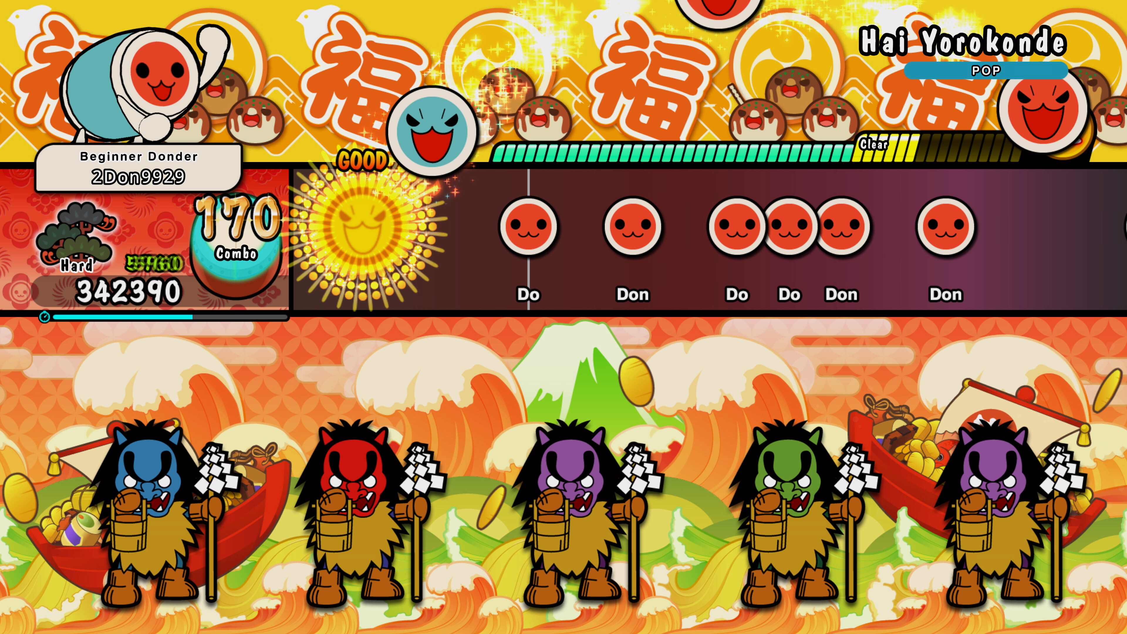 Taiko no Tatsujin: Rhythm Festival - 2020s Pops Pack screenshot 1