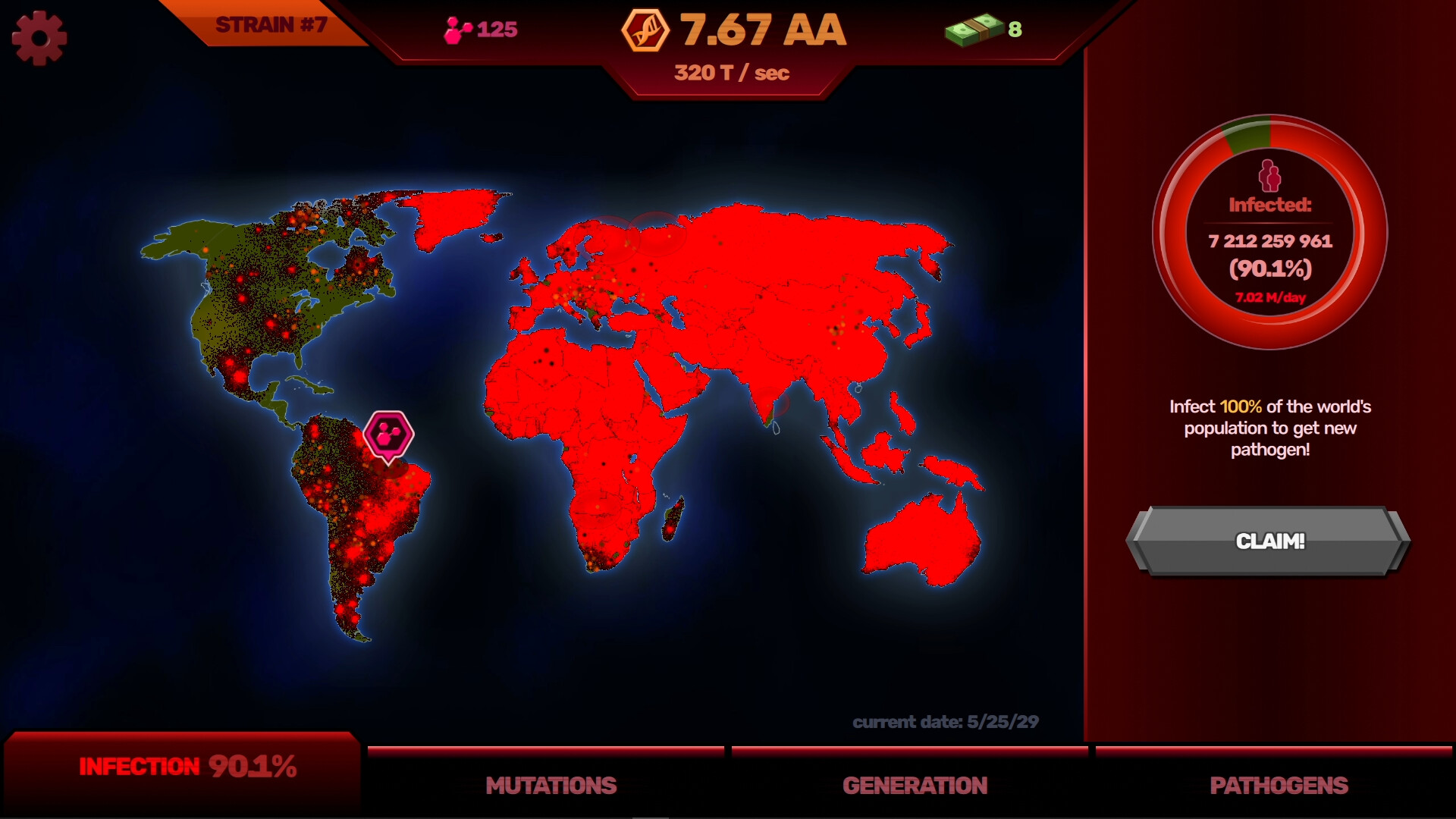 Patient Zero: Plague Idle screenshot 2