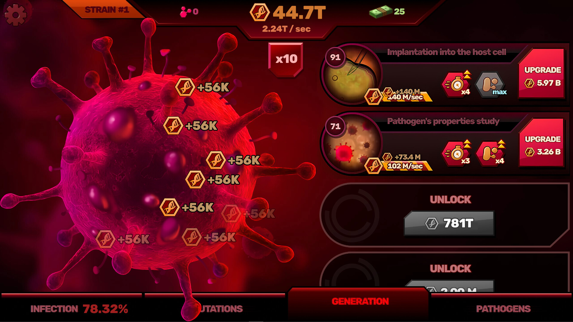 Patient Zero: Plague Idle screenshot 1