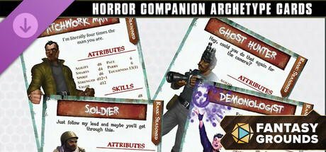 Fantasy Grounds - Horror Companion Archetype Cards