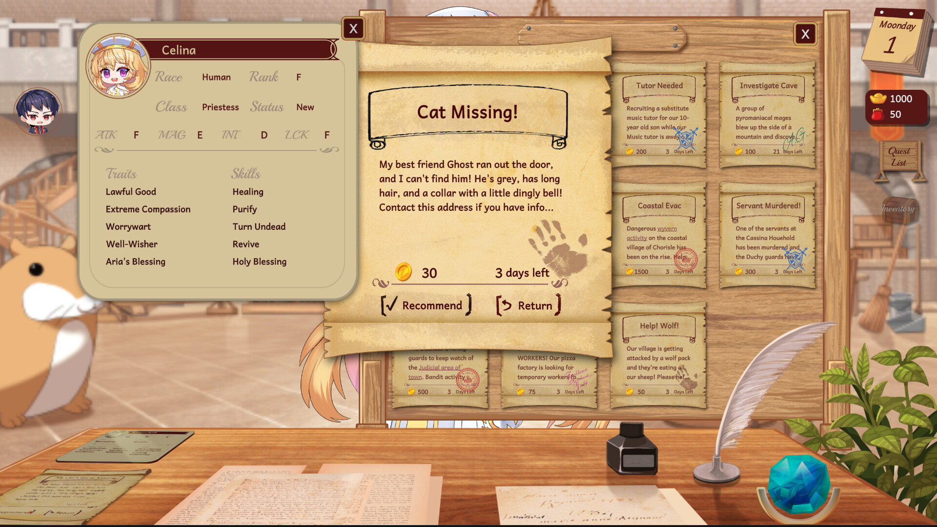 Adventure Guild Receptionist screenshot 2