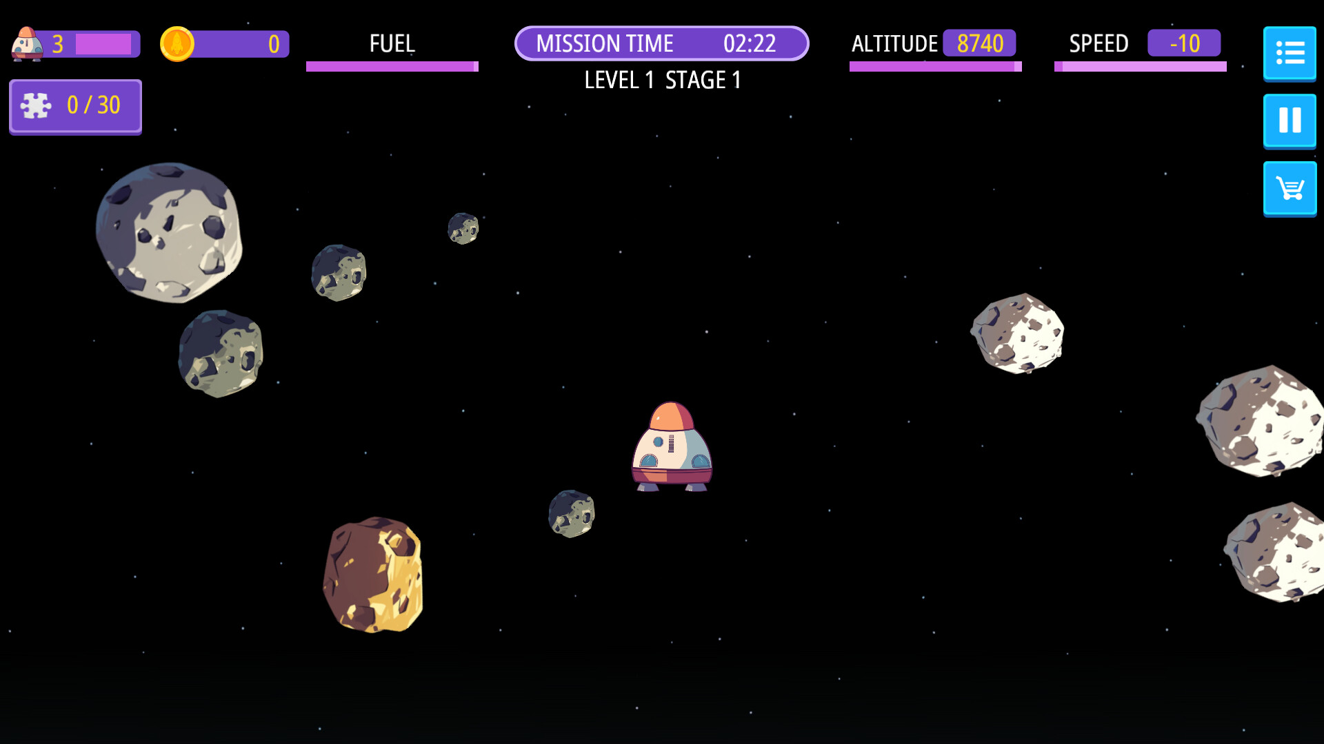 Zero Gravity Heroes screenshot 1