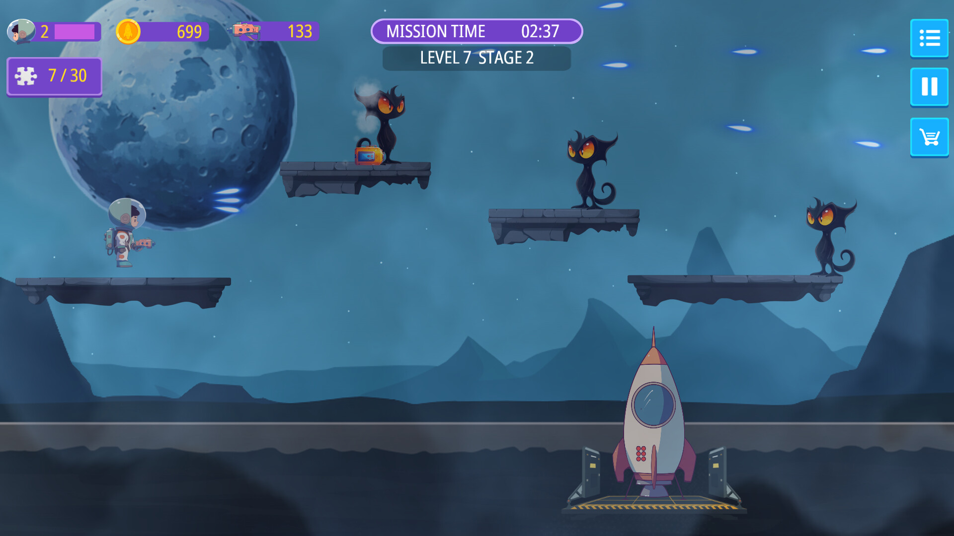 Zero Gravity Heroes screenshot 2