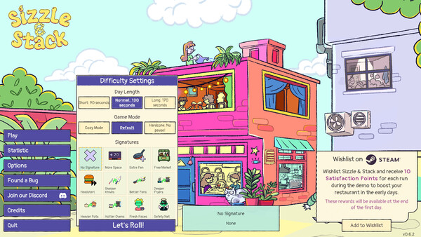 Sizzle & Stack screenshot