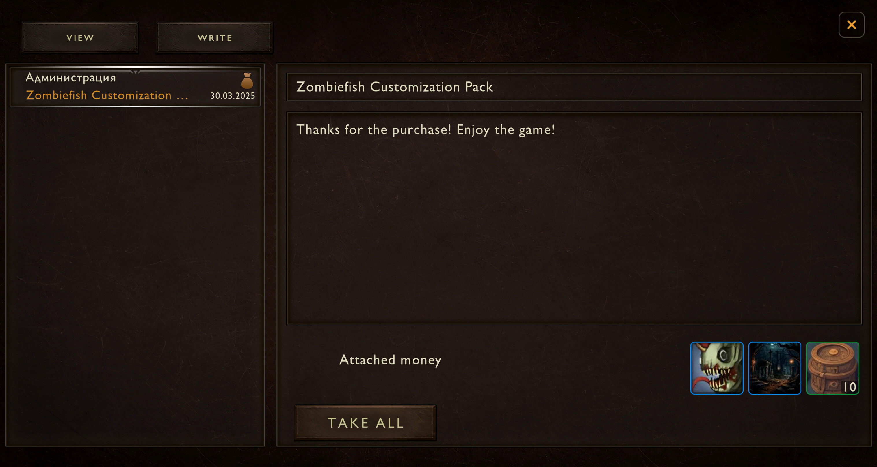 Arcane Afterfall - Zombiefish Customization Pack screenshot 5