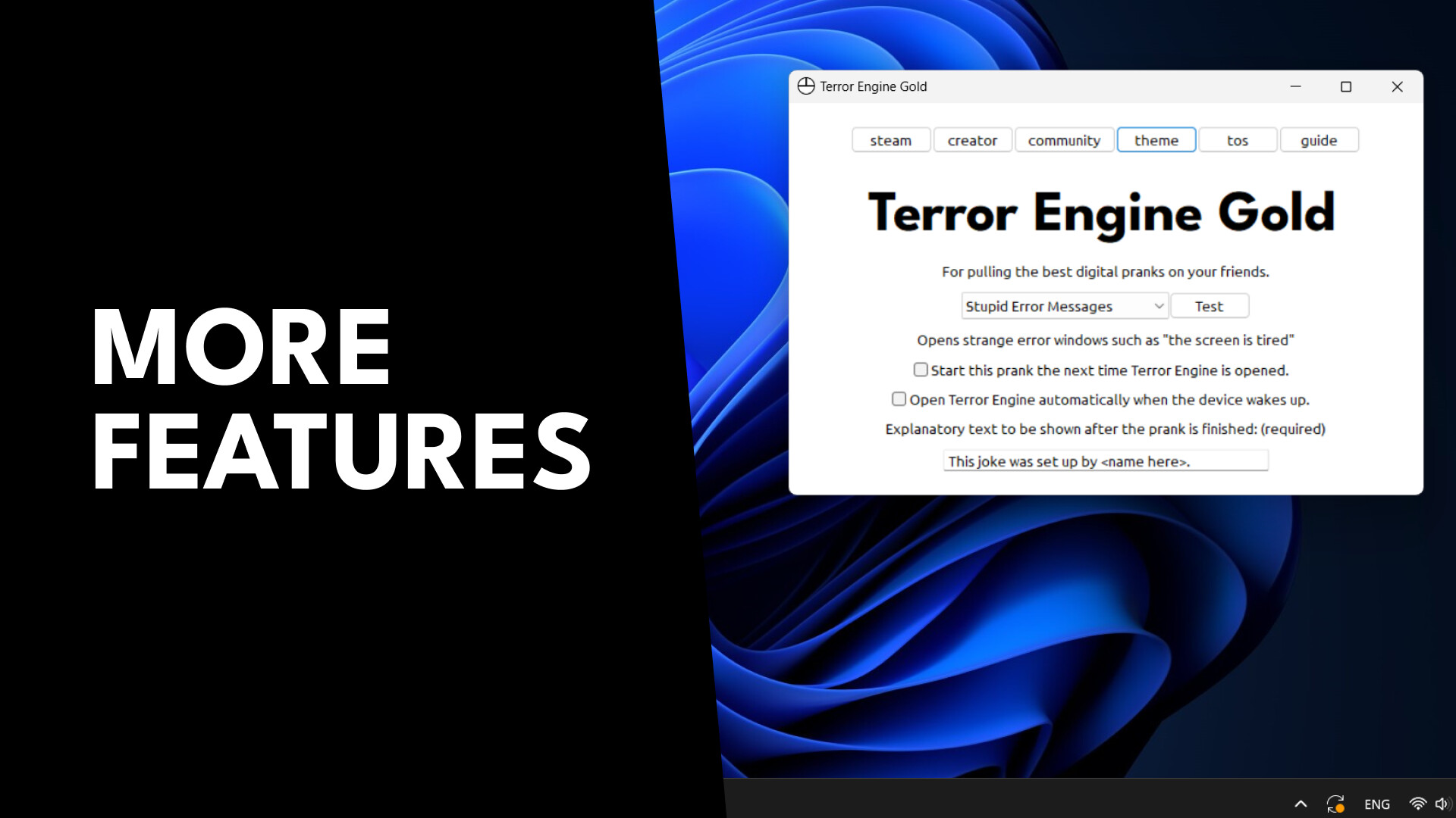 Terror Engine Gold screenshot 1