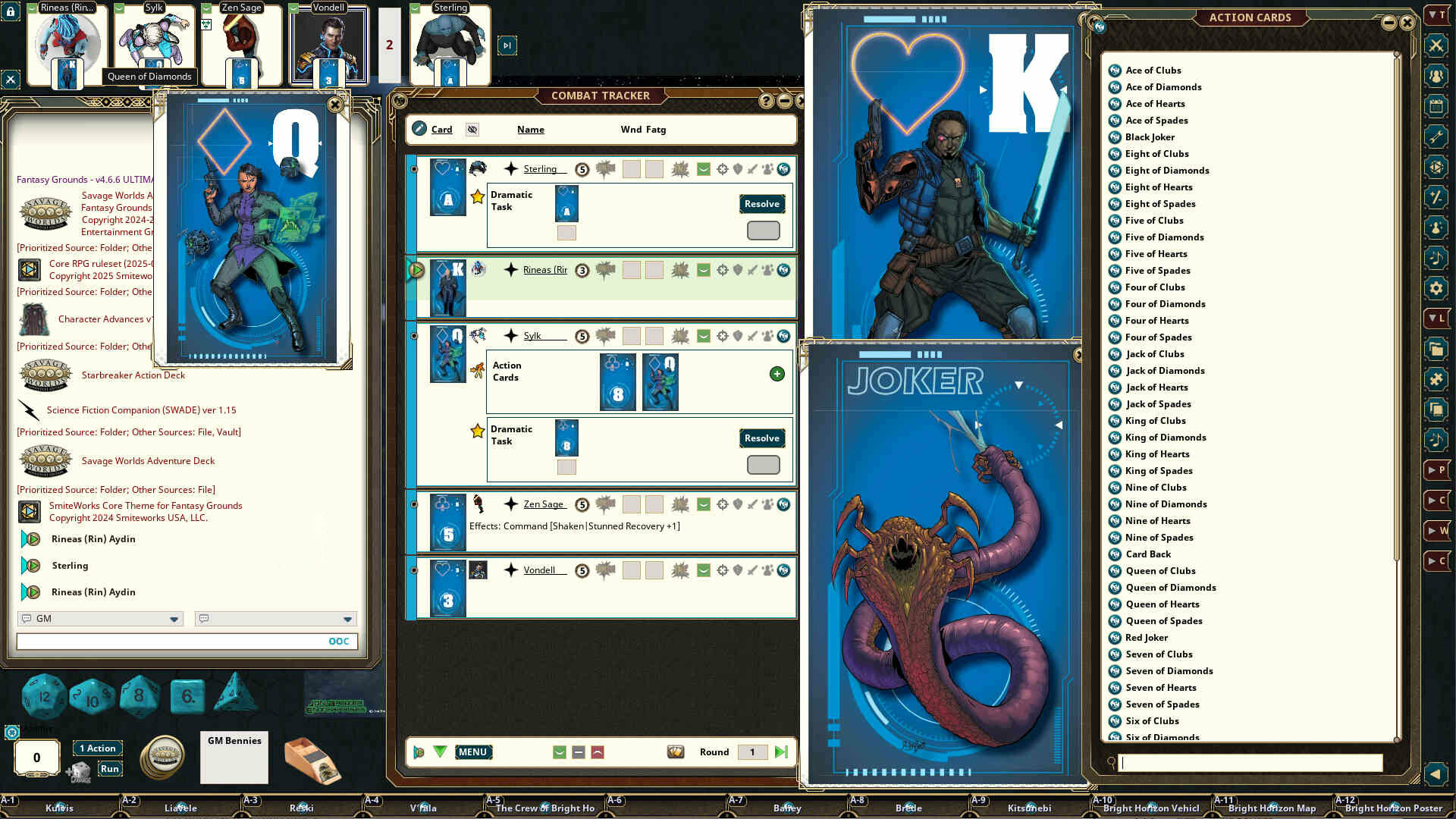 Fantasy Grounds - Starbreaker Action Deck screenshot 5