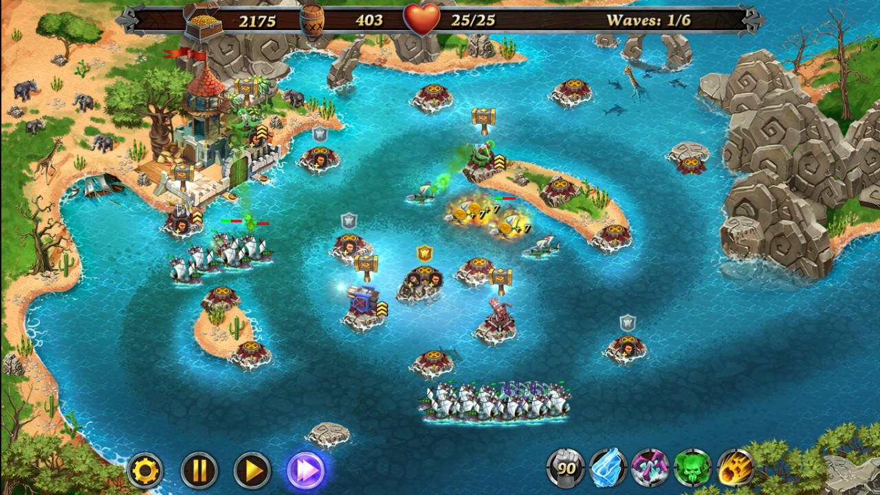 Fort Defense - Atlantic Ocean screenshot 2